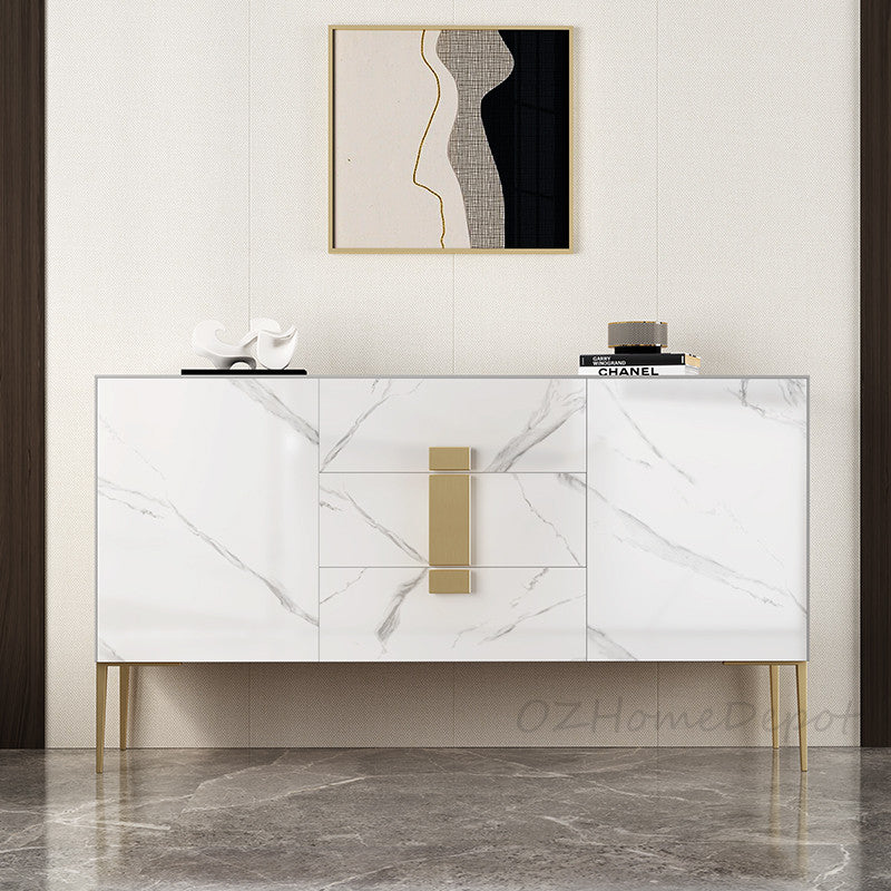 EIRWEN Sintered Stone Console Table | Buffet Table | Shoe Cabinet | Scratch-resistant Surface