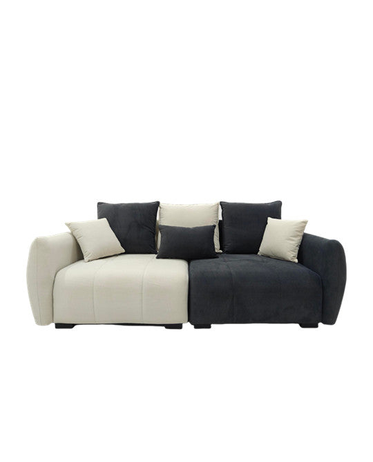 OREO Two-Tone Velvet Comfort Two-Seater Sofa 200cm | 1031-200