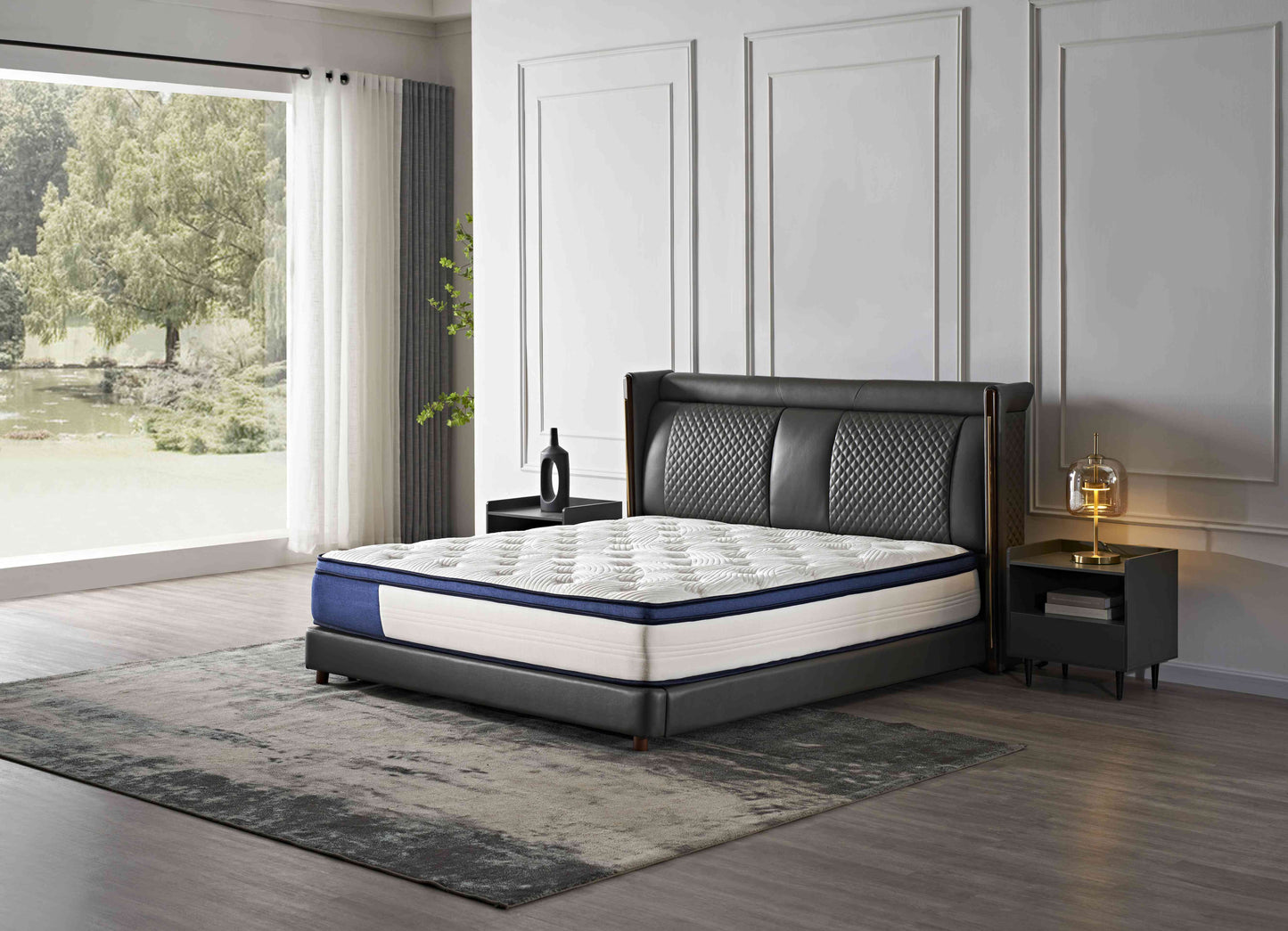 Luxury Ultra-Comfort Eurotop Fully Encased Firm Mattress #0025