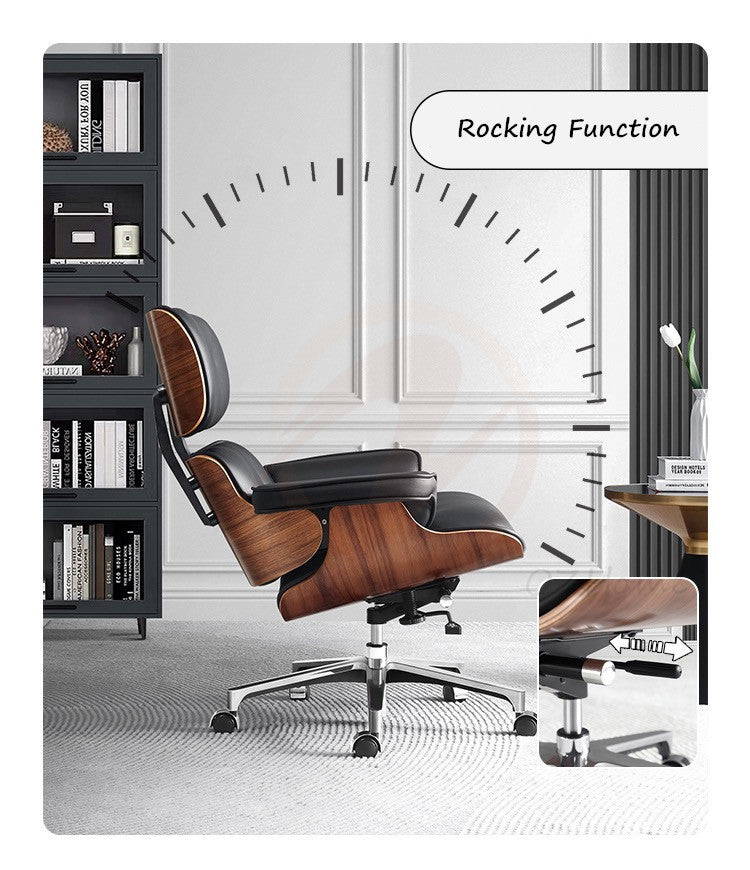 EAMES Classic style  Leather replica Swivel Chair | Executive Chair | CHAIR-404