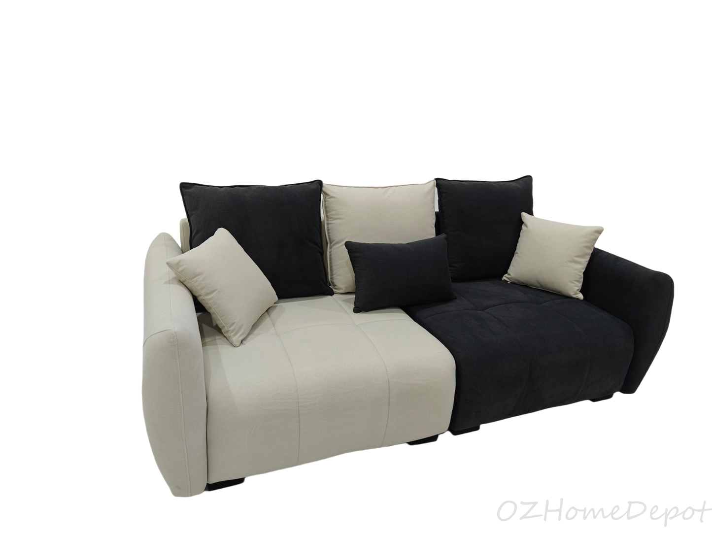 OREO Two-Tone Velvet Comfort Two-Seater Sofa 200cm | 1031-200