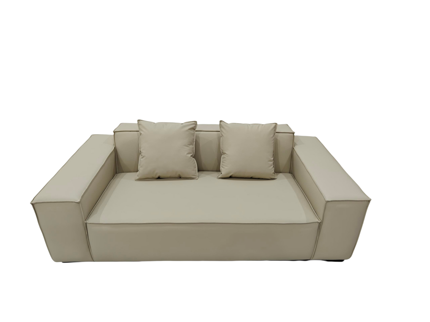 TOFU Beige Tech Fabric Two-Seater Sofa 210cm | 1028-210