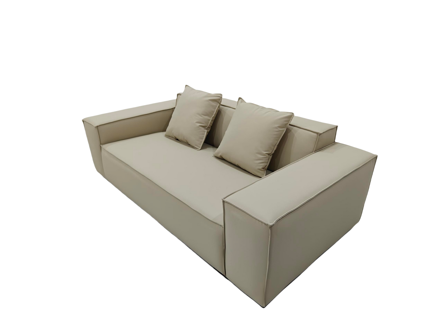 TOFU Beige Tech Fabric Two-Seater Sofa 210cm | 1028-210