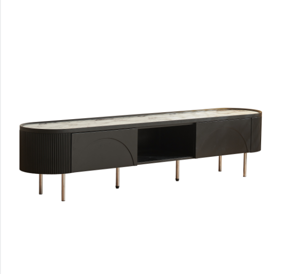 ZINNIA Luxury Italian Bulgari Glass TV Stand | Coffee Table | Set 2023 | 5023