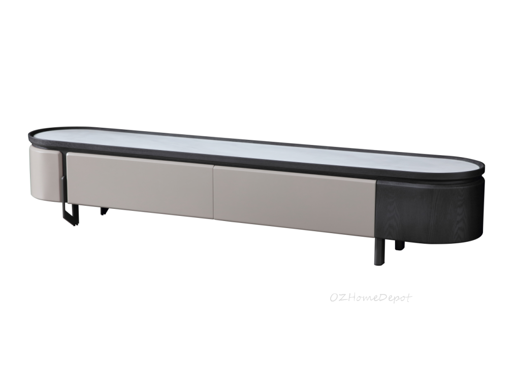 NELLO Stone Slab Extendable Style TV Stand Coffee Table | Set | 2063 | 5063