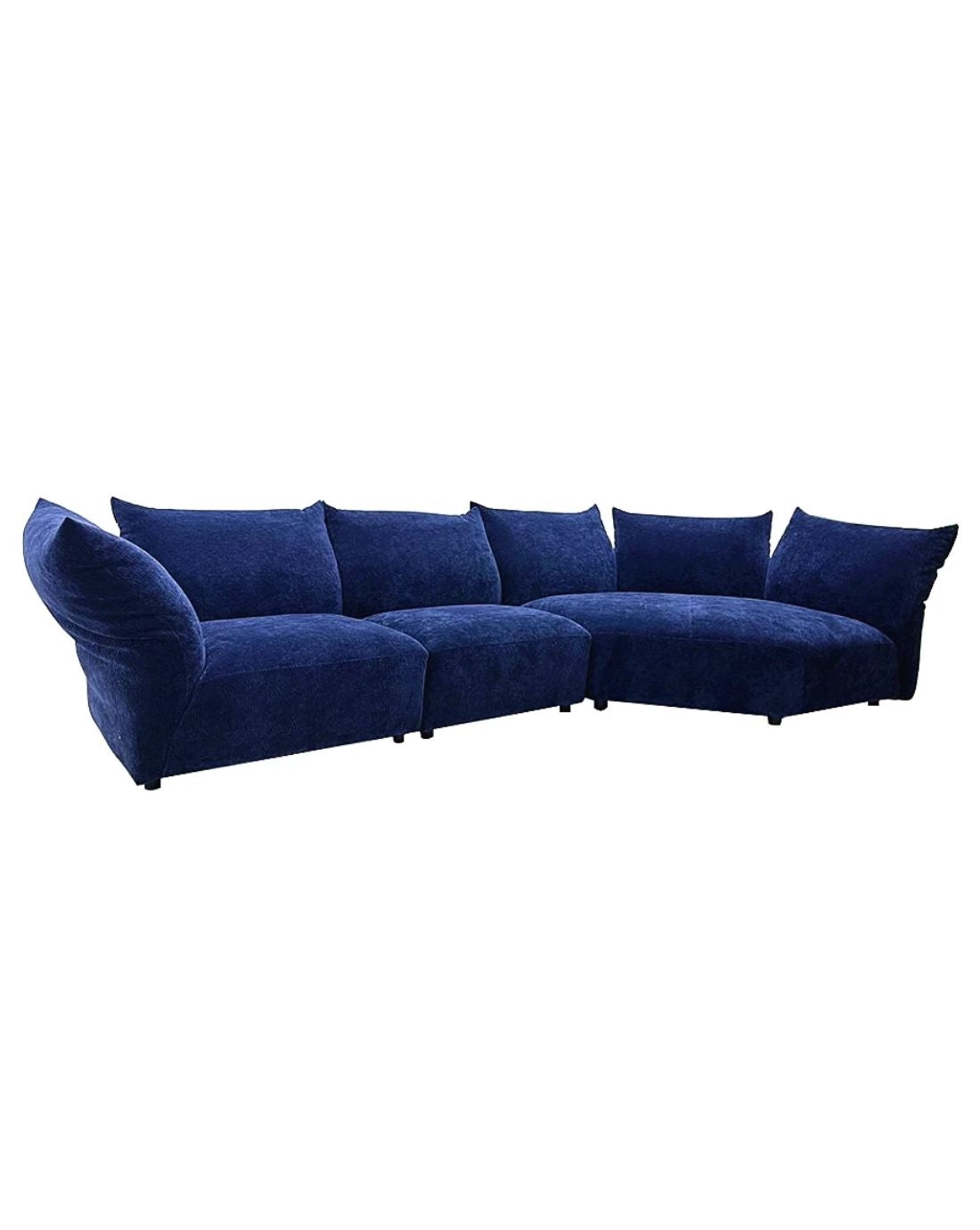 EDRA Replica Designer Style Adjustable Chenille Velvet Large Sofa | Lounge 1083 Sofa | Cloud |