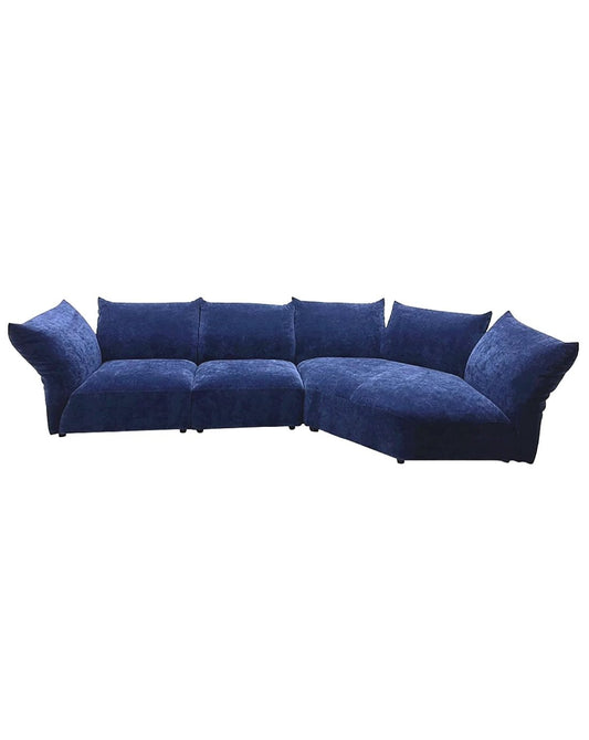 EDRA Replica Designer Style Adjustable Chenille Velvet Large Sofa | Lounge 1083 Sofa | Cloud |