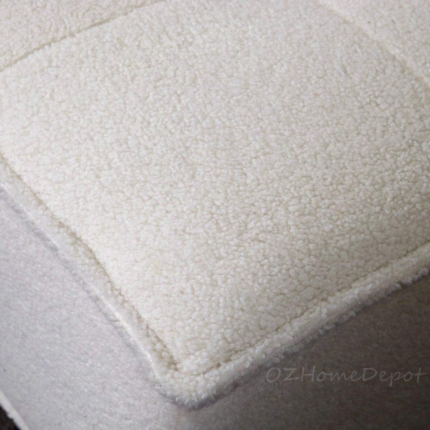 Fluffy TOFU Block minimalist Design Fabric Sofa | Designer Sofa | Module Sofa | Single Sofa