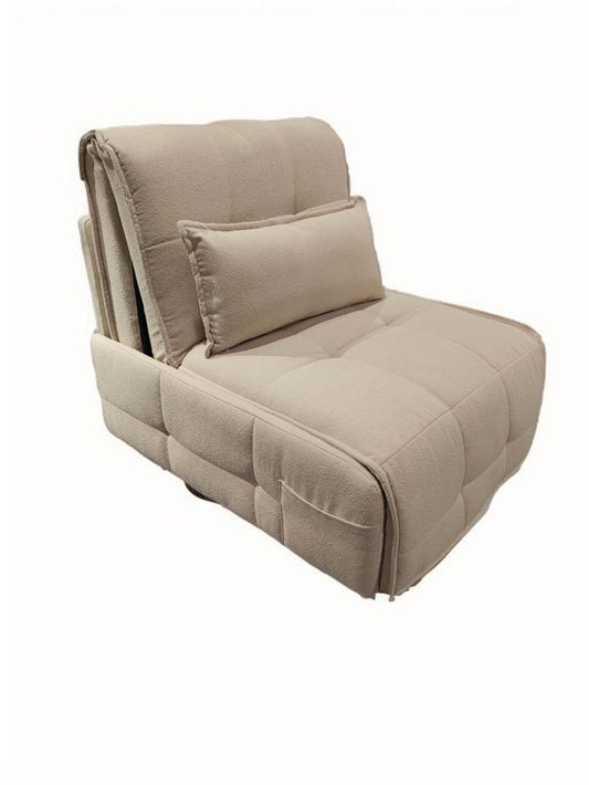 【Electric Recliner Sofa】VESPERA Single Smart Fabric Remote Control Electric Sofa Bed | Single Sofa | Remote Control Electric Sofa