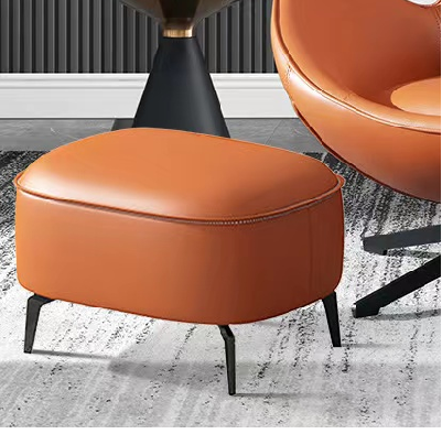 Dario  Luxury Egg Shell Leather Armchair/Lounge Chair/Single Sofa