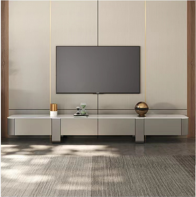 Berkley Ceramic Entertainment Unit/TV Stand/Ceramic top/ MDF shelves and cabinets