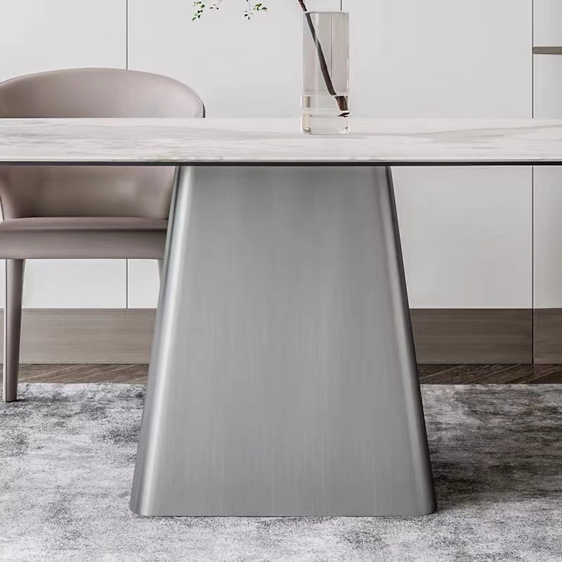 Maurizio Pandora Paint Sintered Stone Top 2M Long Dining Table with High Gloss Finish