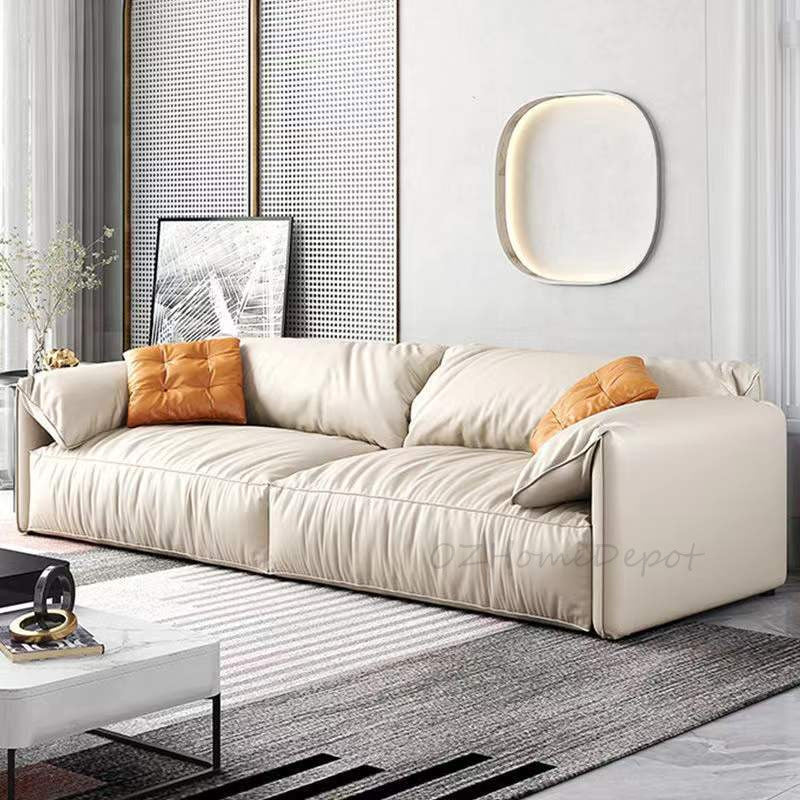 Designer Elephant Ear Down Feather Three Seat Sofa | Designer | contemporary | Modern