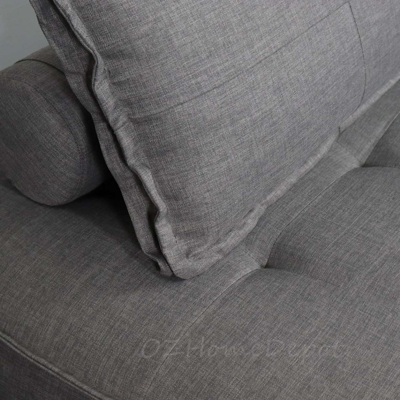 Fluffy TOFU Block minimalist Design Fabric Sofa | Designer Sofa | Module Sofa | Single Sofa