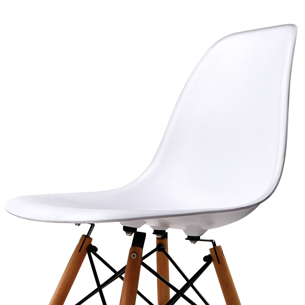 Replica Eames Eiffel Dining Chairs-White 4 Pack PP Chair | white Chair